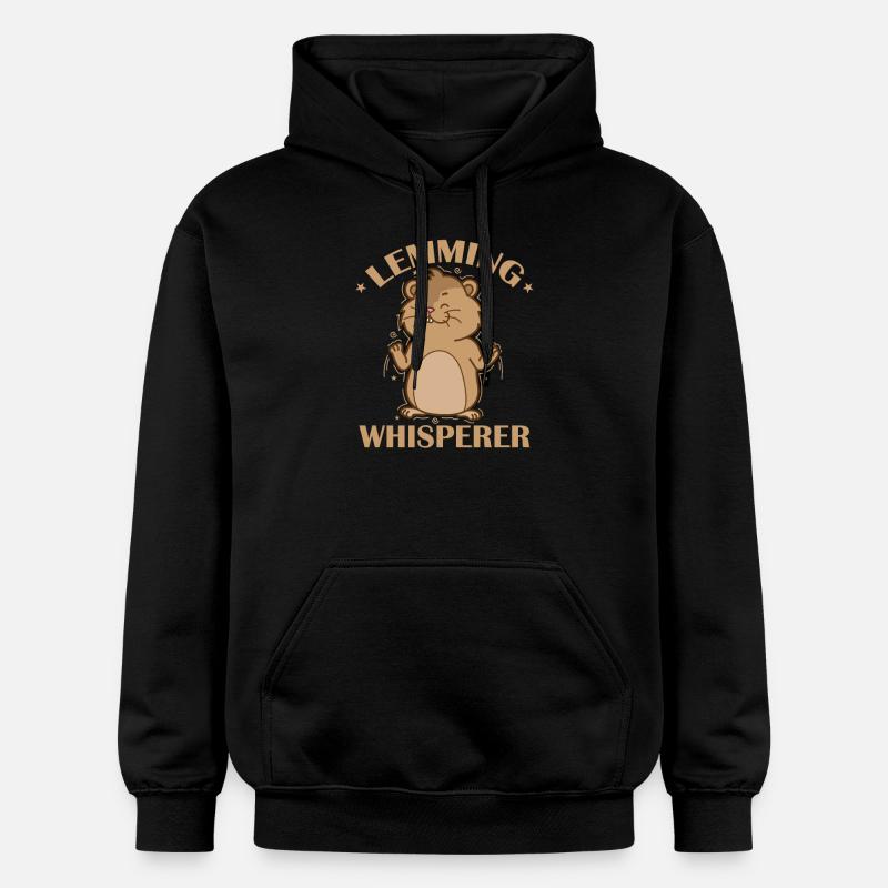 Lemming Whisperer Rongeur - Sweat à capuche Softstyle® Gildan Unisexe - noir