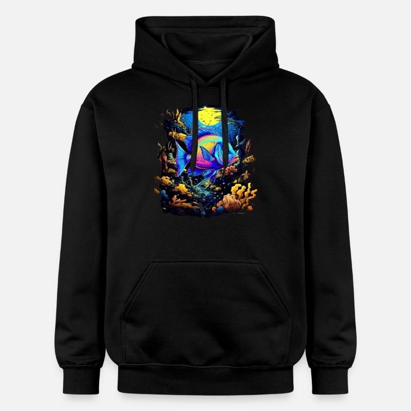Angelfish - Sweat à capuche Softstyle® Gildan Unisexe - noir