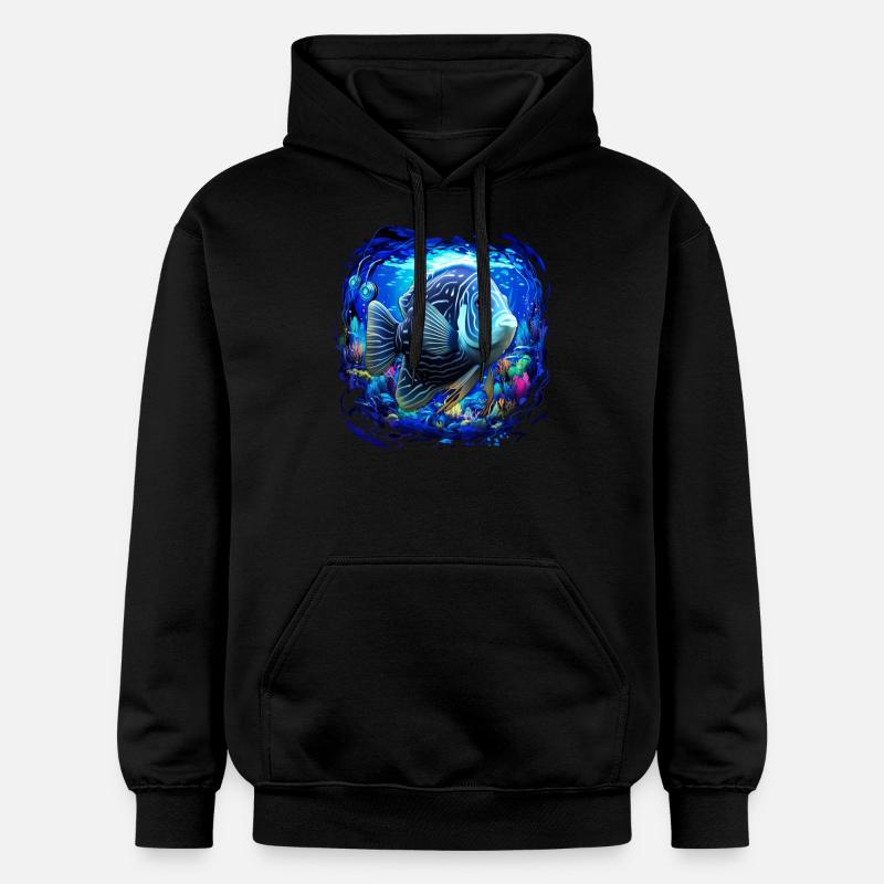 Angelfish - Sweat à capuche Softstyle® Gildan Unisexe - noir