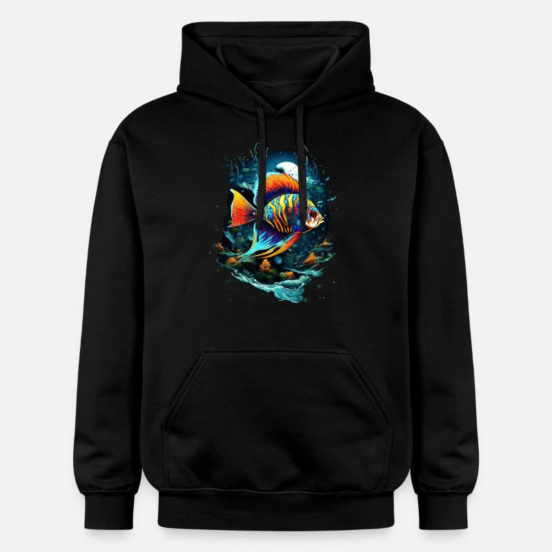 Angelfish - Sweat à capuche Softstyle® Gildan Unisexe - noir
