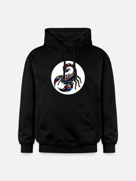 Scorpion - Gildan Unisex Softstyle® Midweight Hoodie - black