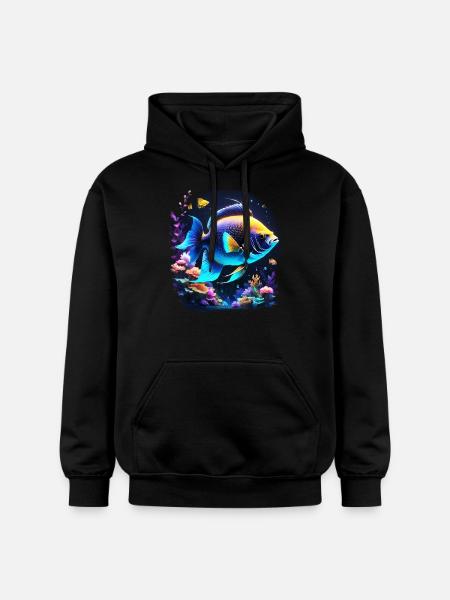 Angelfish - Sweat à capuche Softstyle® Gildan Unisexe - noir