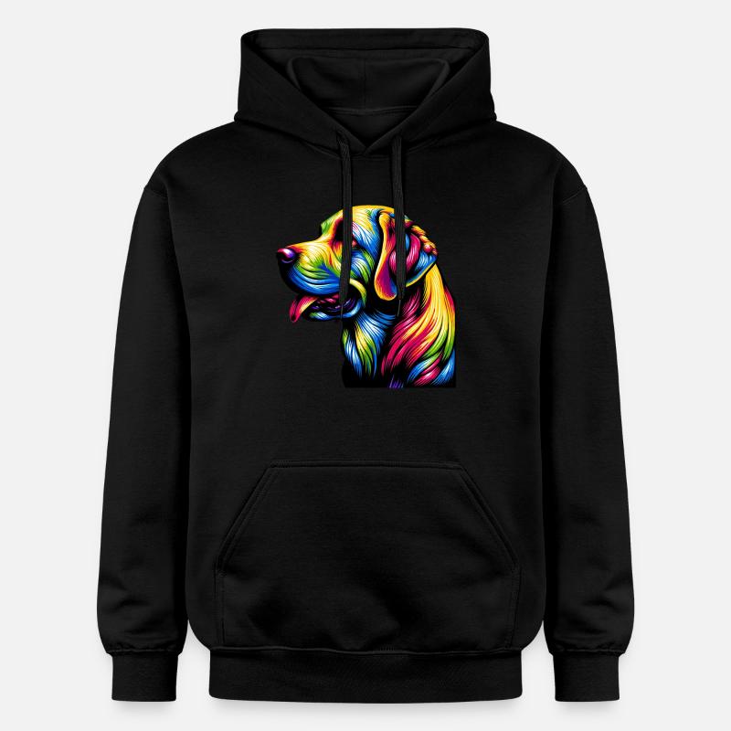 Chien Labrador Retriever - Sweat à capuche Softstyle® Gildan Unisexe - noir