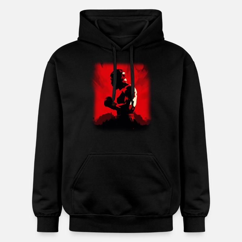 Boxe - Sweat à capuche Softstyle® Gildan Unisexe - noir