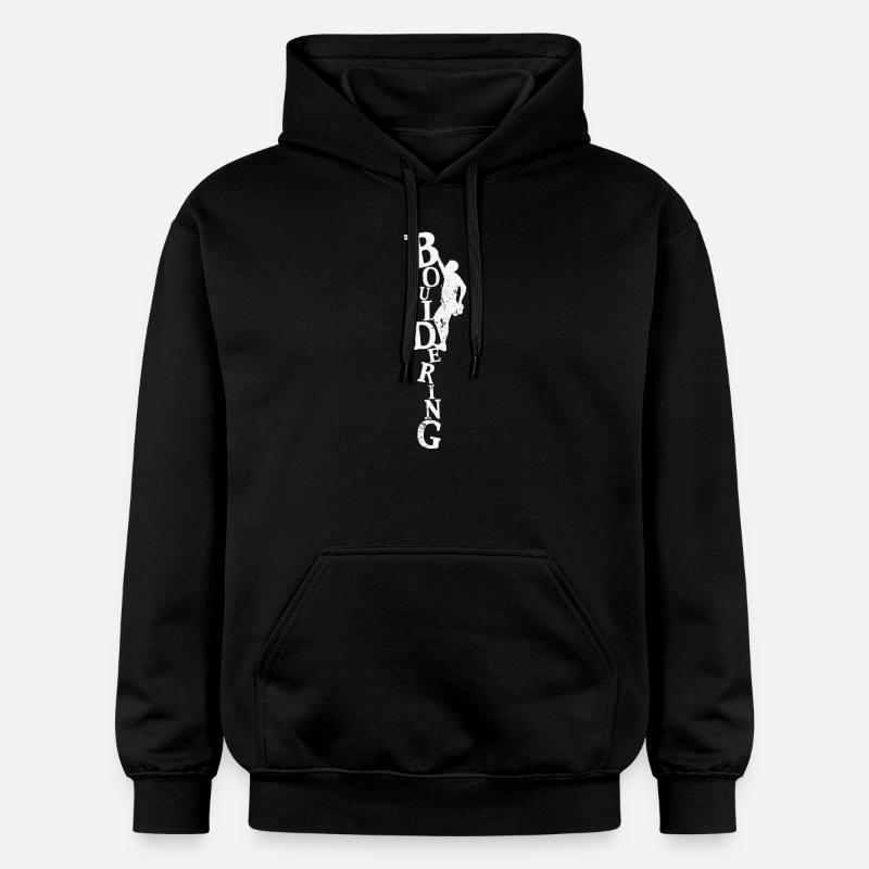 Escalade de bloc - Sweat à capuche Softstyle® Gildan Unisexe - noir