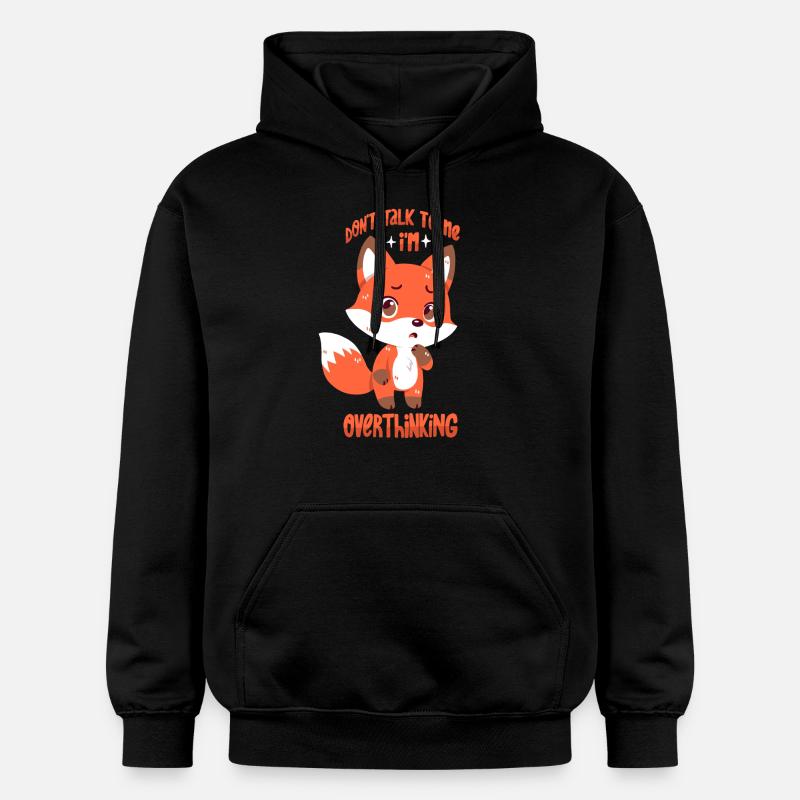 Renard couvant - Sweat à capuche Softstyle® Gildan Unisexe - noir