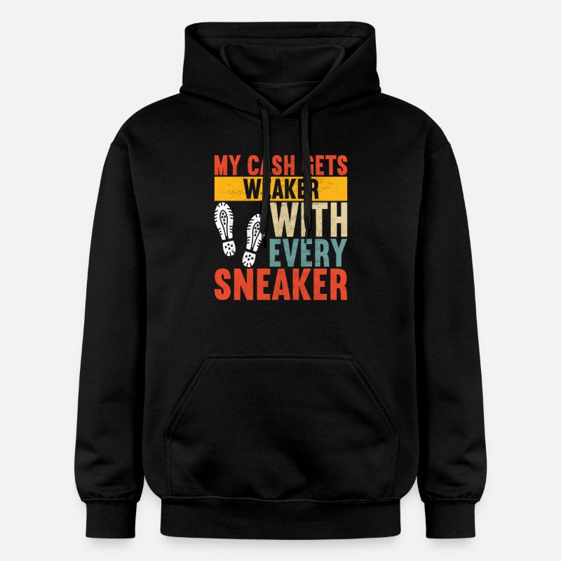 Sneakerhead Collectionneur de baskets - Sweat à capuche Softstyle® Gildan Unisexe - noir