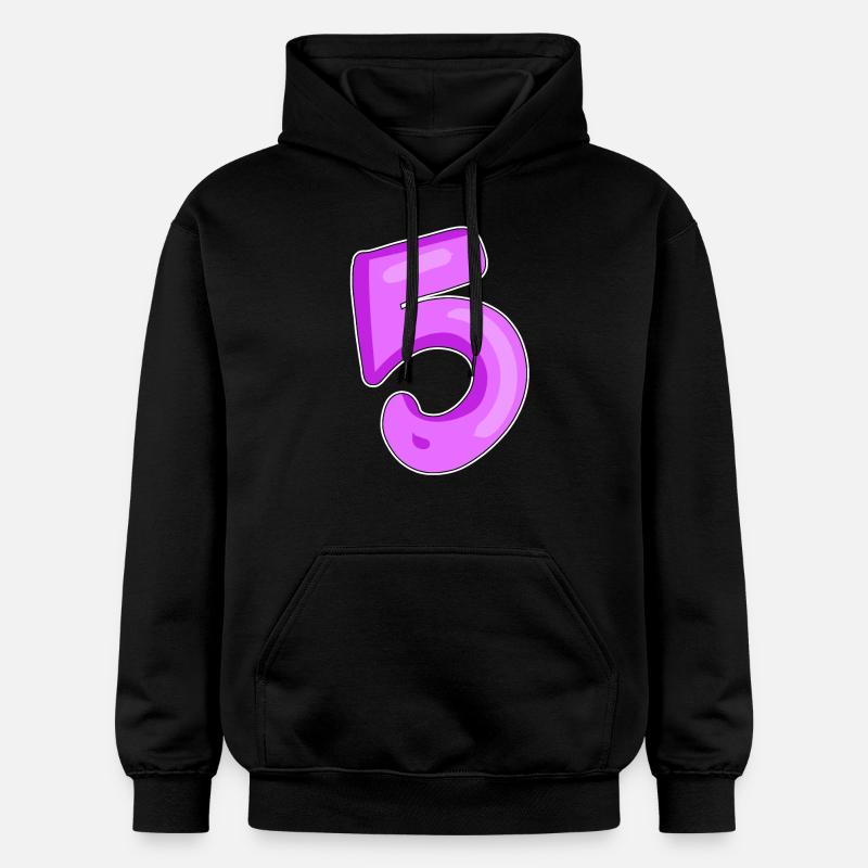 Numéro numéro 5 - Sweat à capuche Softstyle® Gildan Unisexe - noir