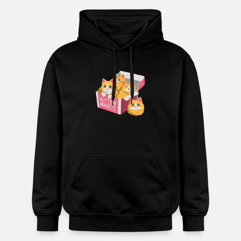 Croquettes de chaton - Sweat à capuche Softstyle® Gildan Unisexe - noir