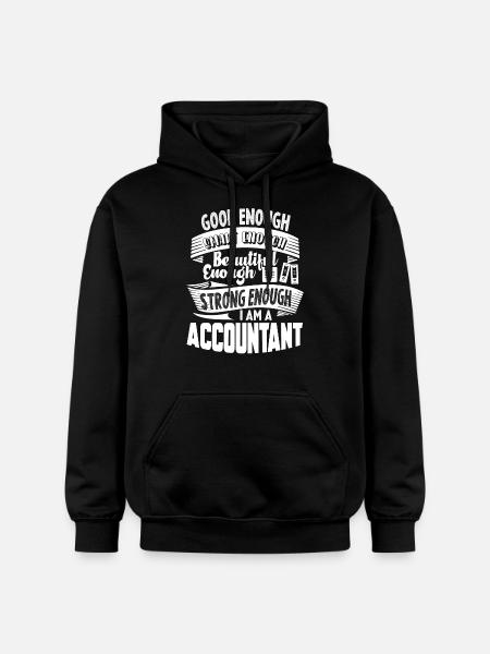 Accountant Strong Accountant - Gildan Unisex Softstyle® Midweight Hoodie - black