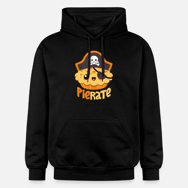 Gâteau Pirate - Sweat à capuche Softstyle® Gildan Unisexe - noir