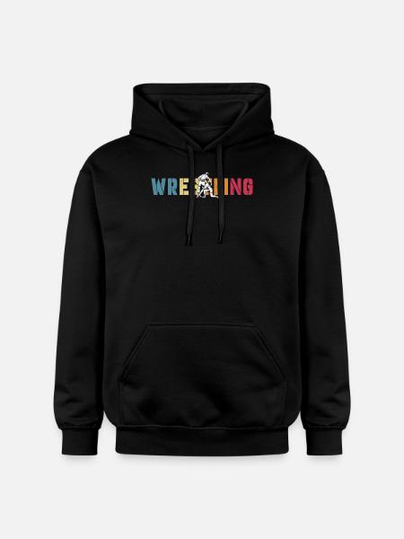 Wrestling - Gildan Unisex Softstyle® Midweight Hoodie - black