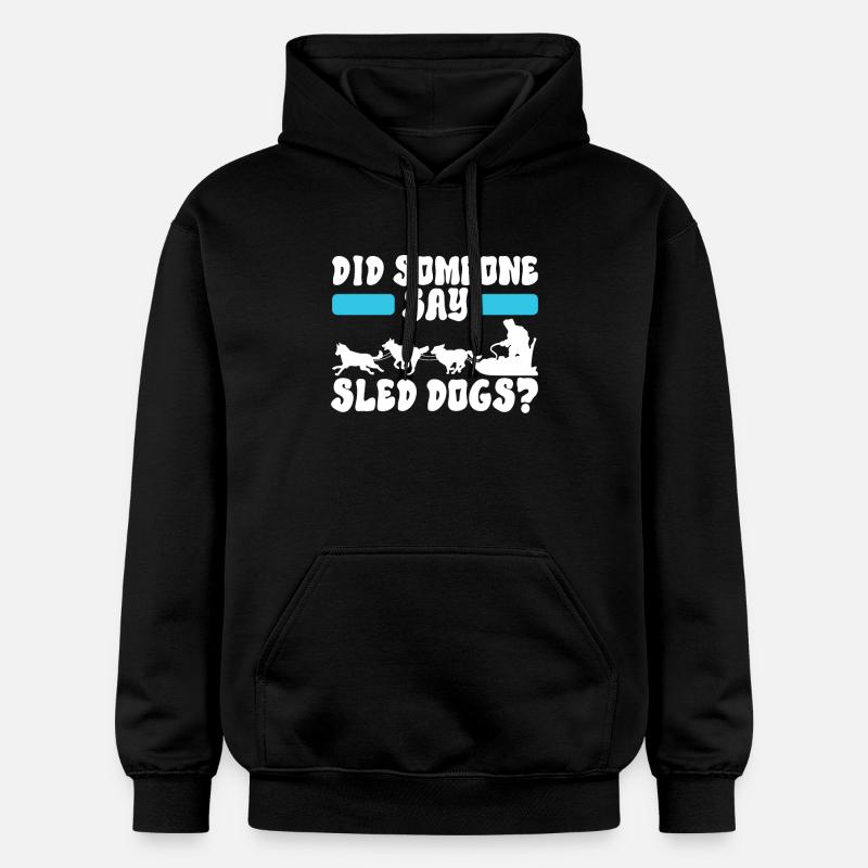 Traîneau Chiens de traîneau - Sweat à capuche Softstyle® Gildan Unisexe - noir