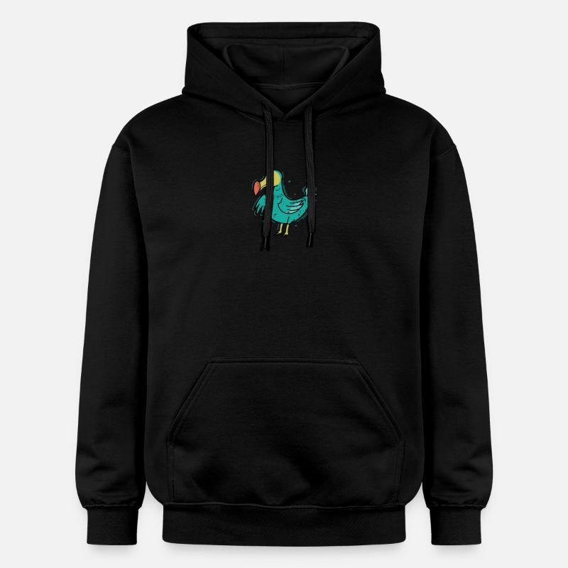 Dodo Oiseaux Ile Maurice - Sweat à capuche Softstyle® Gildan Unisexe - noir