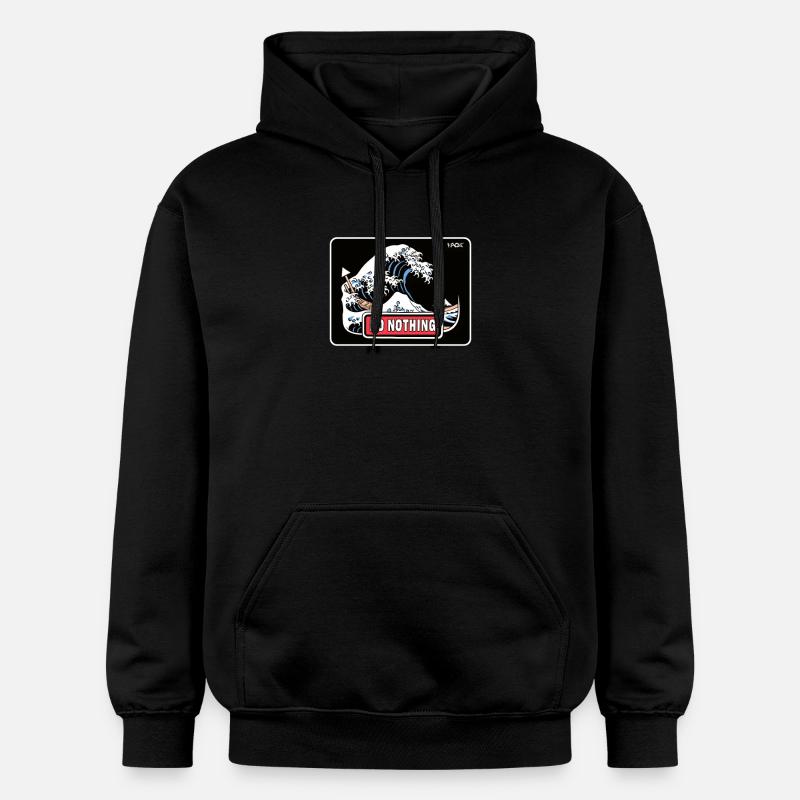 Ne faites rien - Sweat à capuche Softstyle® Gildan Unisexe - noir