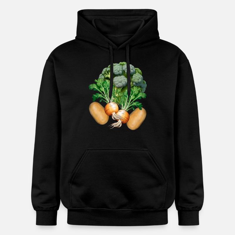 Légumes Cuisine végétarienne Cuisine Vitamines - Sweat à capuche Softstyle® Gildan Unisexe - noir