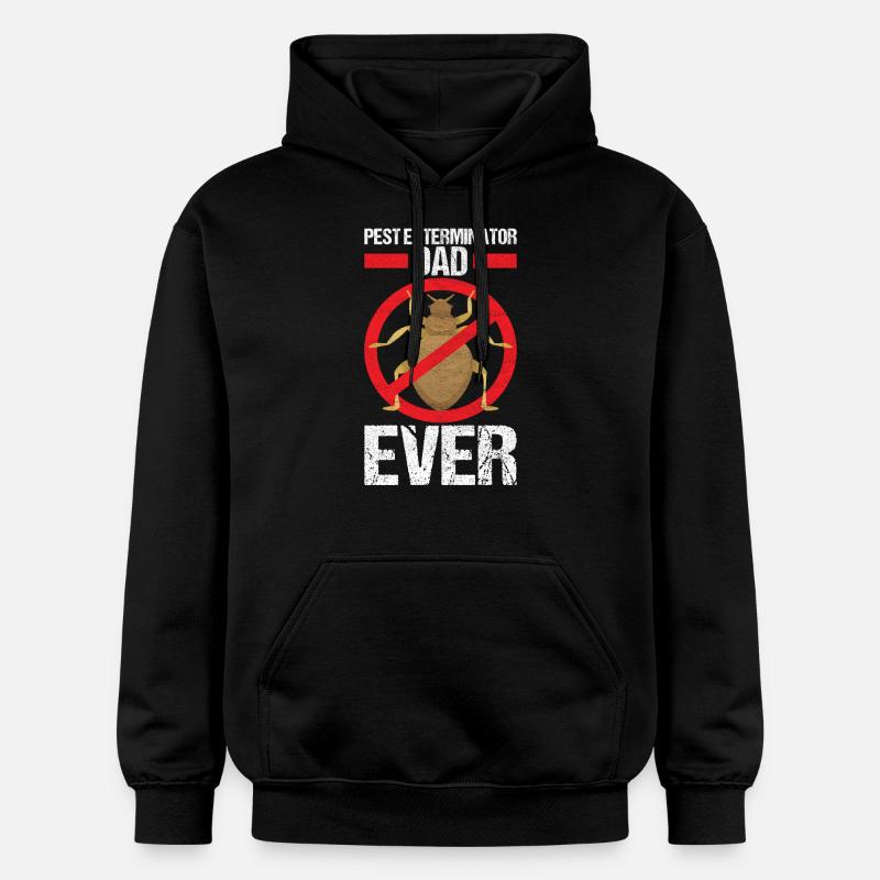 Pest Control Exterminator - Gildan Unisex Softstyle® Midweight Hoodie - black