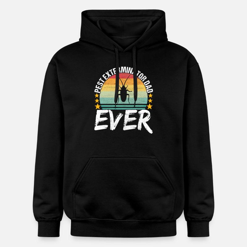 Pest Control Exterminator - Gildan Unisex Softstyle® Midweight Hoodie - black