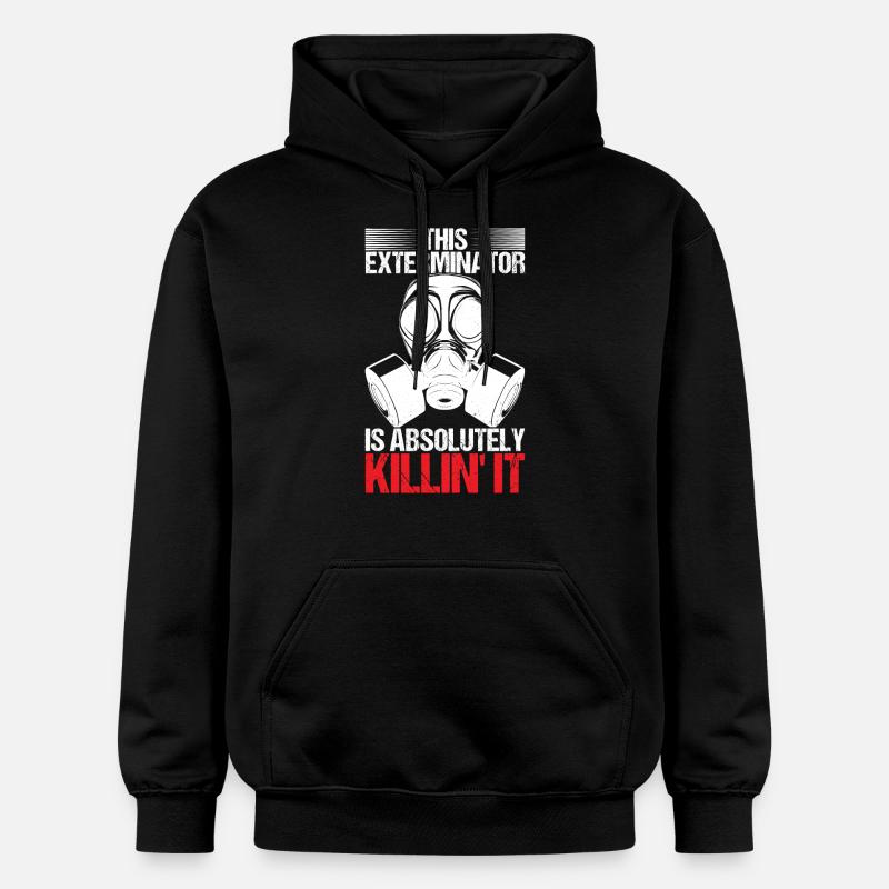 Pest Control Exterminator - Gildan Unisex Softstyle® Midweight Hoodie - black
