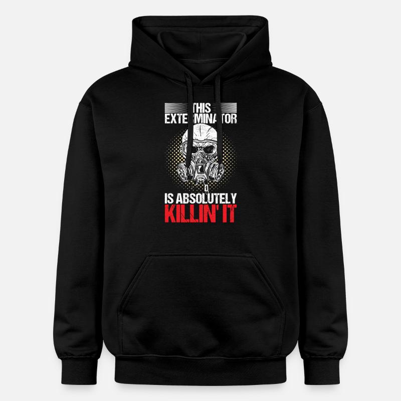Pest Control Exterminator - Gildan Unisex Softstyle® Midweight Hoodie - black