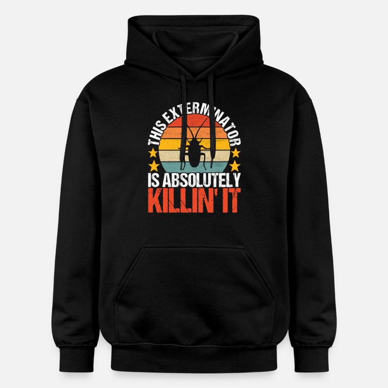 Schädlingsbekämpfung Kammerjäger - Gildan Unisex Softstyle® Midweight Hoodie - Schwarz