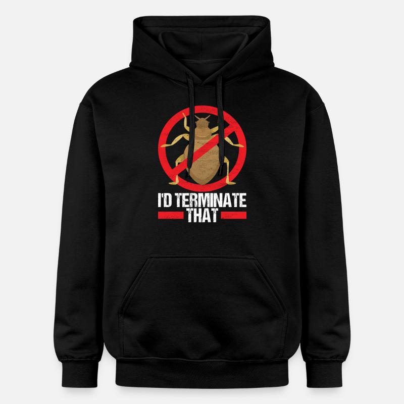 Pest Control Exterminator - Gildan Unisex Softstyle® Midweight Hoodie - black
