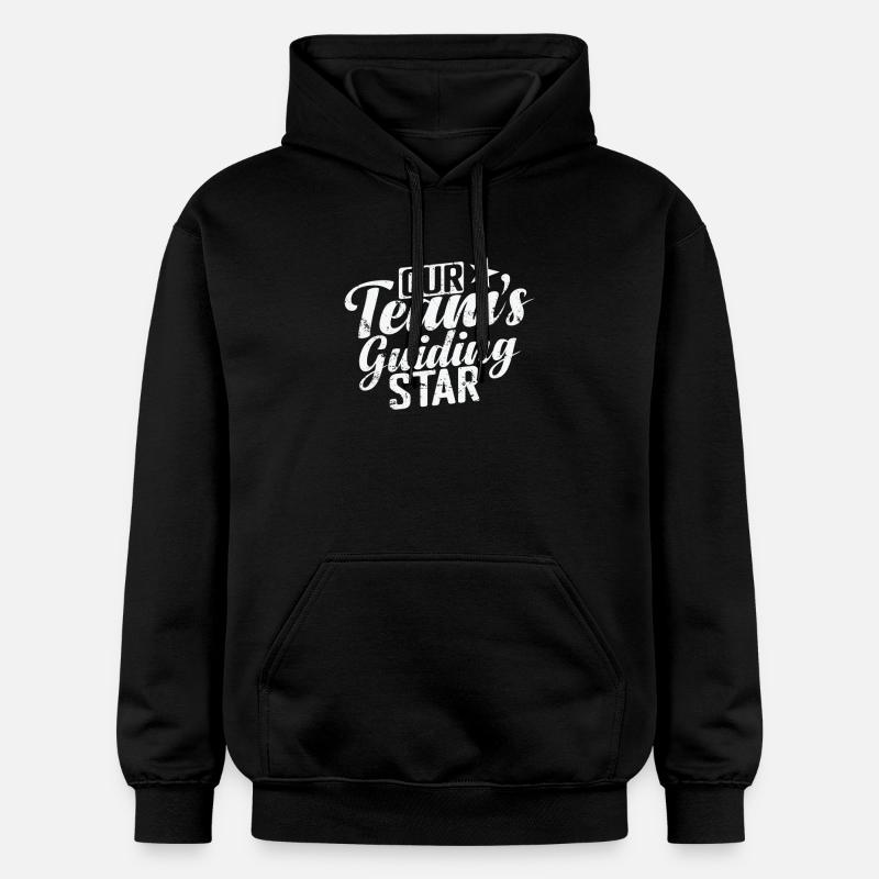 L’étoile directrice de notre équipe - Sweat à capuche Softstyle® Gildan Unisexe - noir