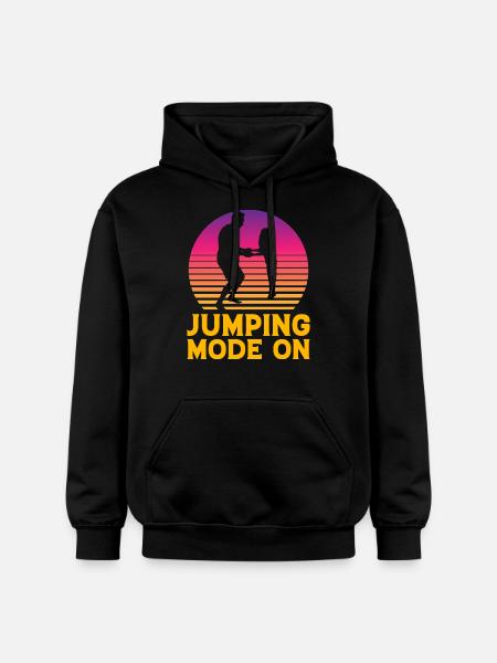Sprungmodus ein - Gildan Unisex Softstyle® Midweight Hoodie - Schwarz