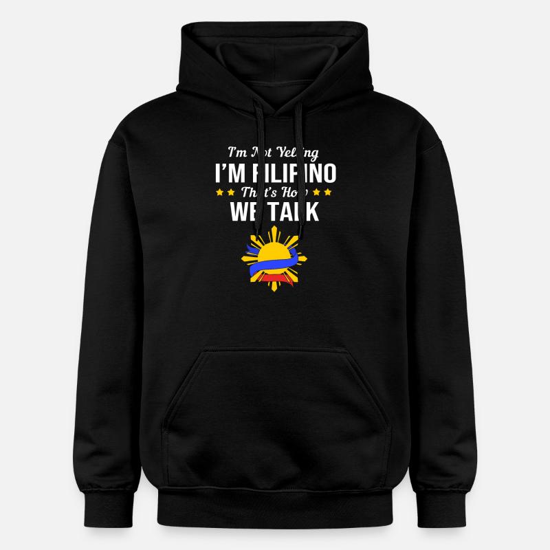 Filipino Philippines - Sweat à capuche Softstyle® Gildan Unisexe - noir