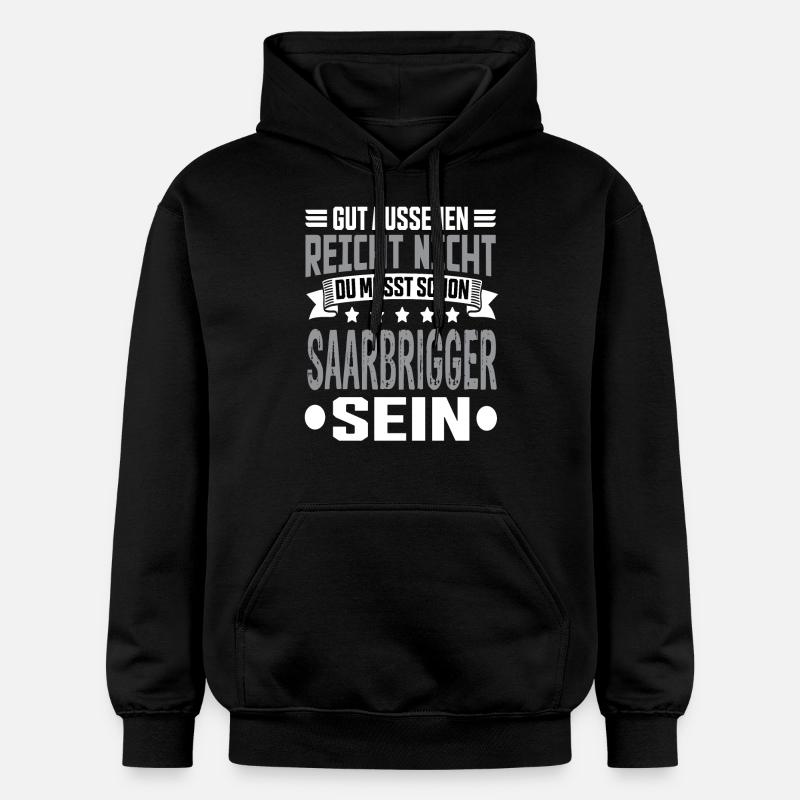 Sarre Saarländer Saar Saarbrigger Saarbrücken - Sweat à capuche Softstyle® Gildan Unisexe - noir