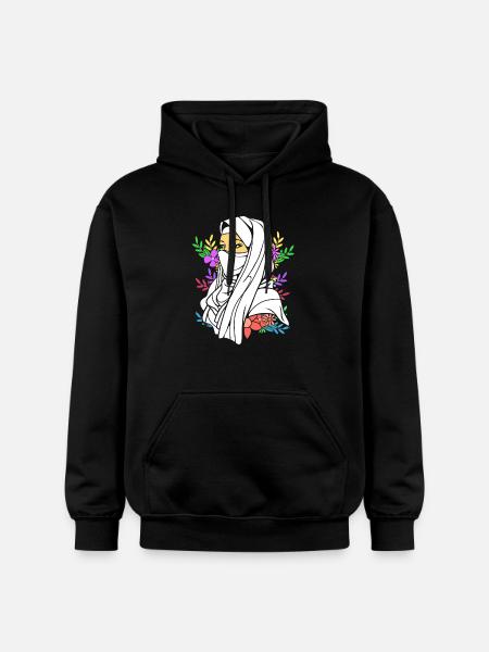 Muslimsk islam Muslimsk Muslima Eid Mubarak - Gildan Softstyle® Midweight unisex-hoodie - sort