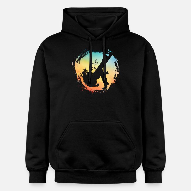 Capoeira - Sweat à capuche Softstyle® Gildan Unisexe - noir