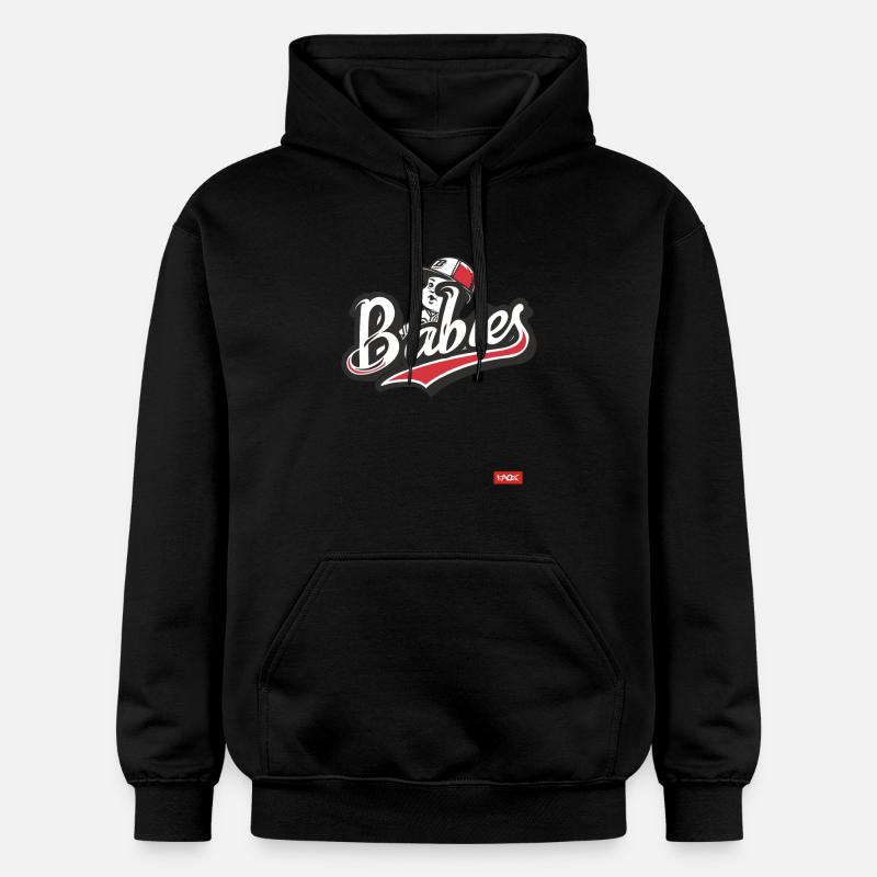 Parodie d’une équipe de baseball - Sweat à capuche Softstyle® Gildan Unisexe - noir