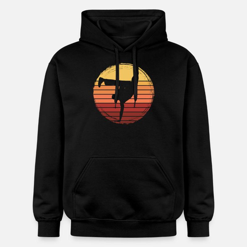 Capoeira - Sweat à capuche Softstyle® Gildan Unisexe - noir