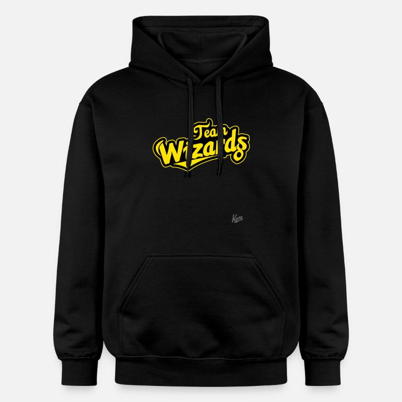 Simple membre de l'équipe Wizard - Sweat à capuche Softstyle® Gildan Unisexe - noir