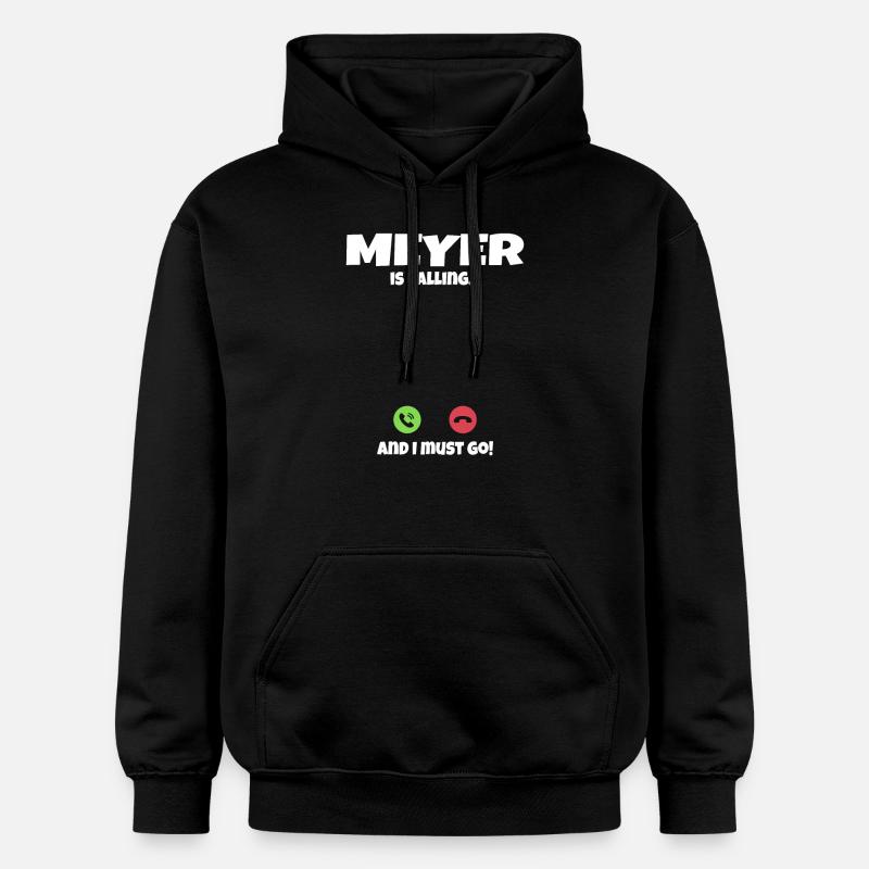 Meyer appelle appelle l’idée cadeau - Sweat à capuche Softstyle® Gildan Unisexe - noir