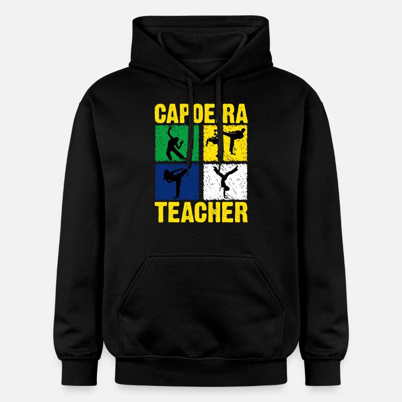 Professeur de capoeira - Sweat à capuche Softstyle® Gildan Unisexe - noir
