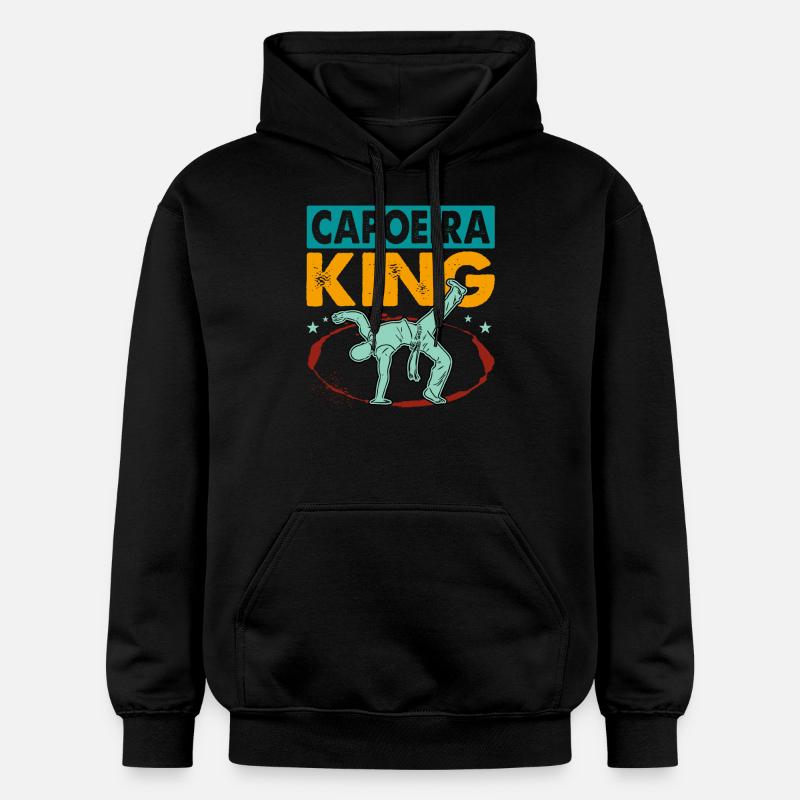 Capoeira Roi - Sweat à capuche Softstyle® Gildan Unisexe - noir