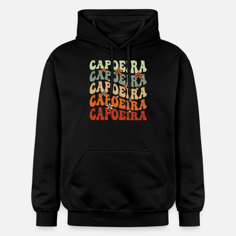 Capoeira - Sweat à capuche Softstyle® Gildan Unisexe - noir