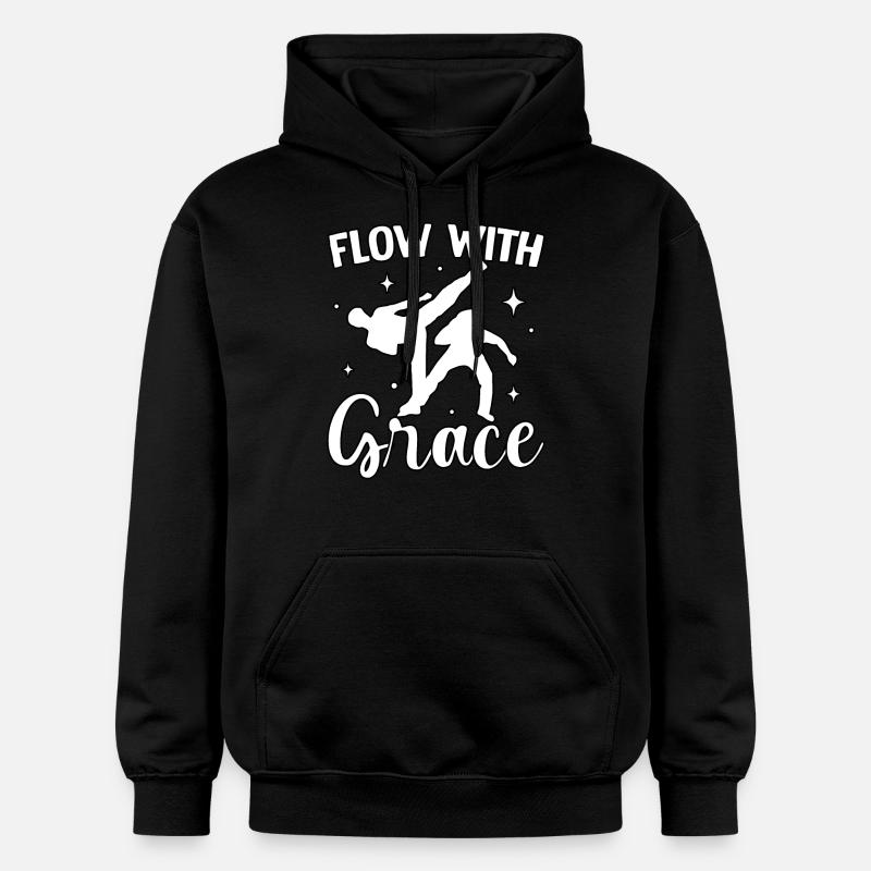 Coulez avec grâce - Sweat à capuche Softstyle® Gildan Unisexe - noir