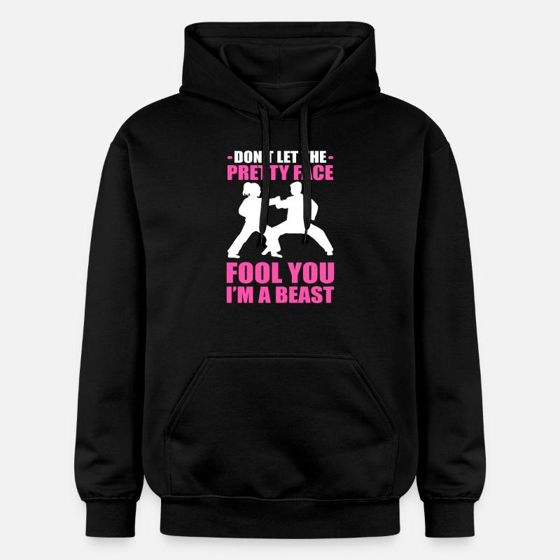 Karaté Autodéfense - Sweat à capuche Softstyle® Gildan Unisexe - noir