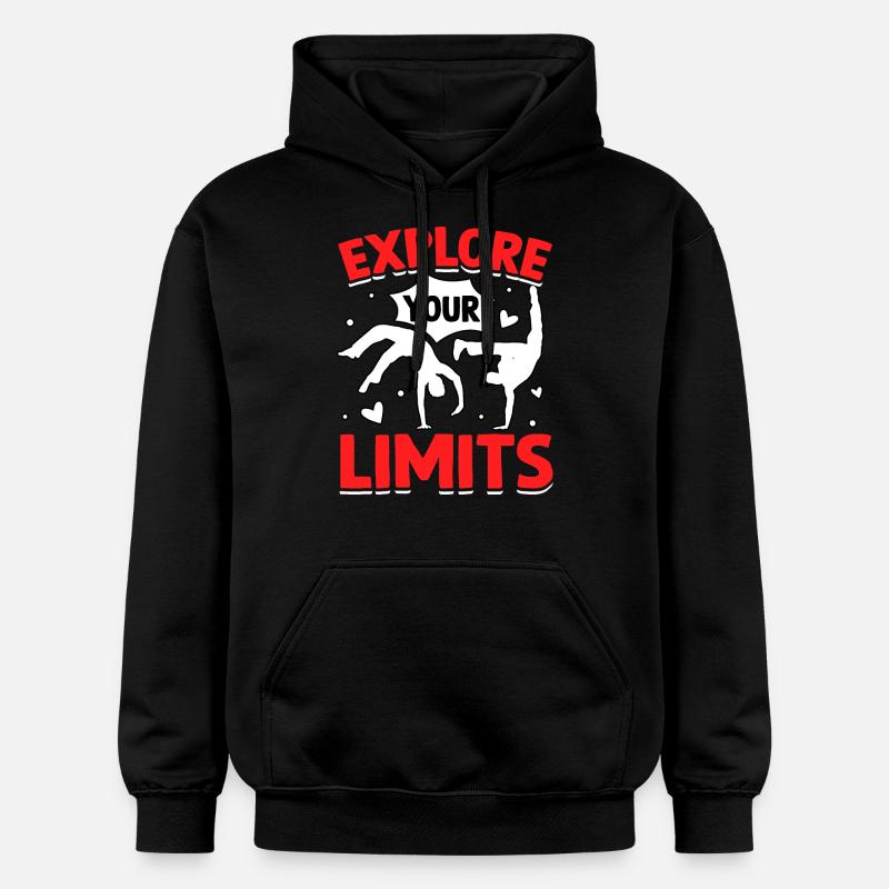 Explorez vos limites - Sweat à capuche Softstyle® Gildan Unisexe - noir