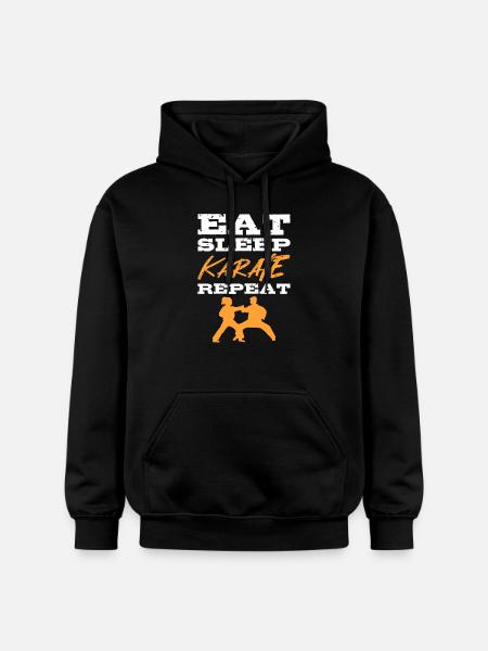 Karate Self-Defense Martial Arts - Gildan Unisex Softstyle® Midweight Hoodie - black