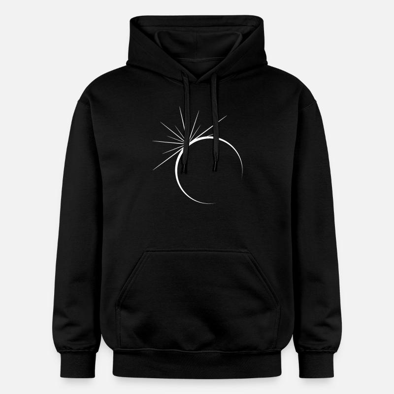 Univers Système Solaire - Sweat à capuche Softstyle® Gildan Unisexe - noir