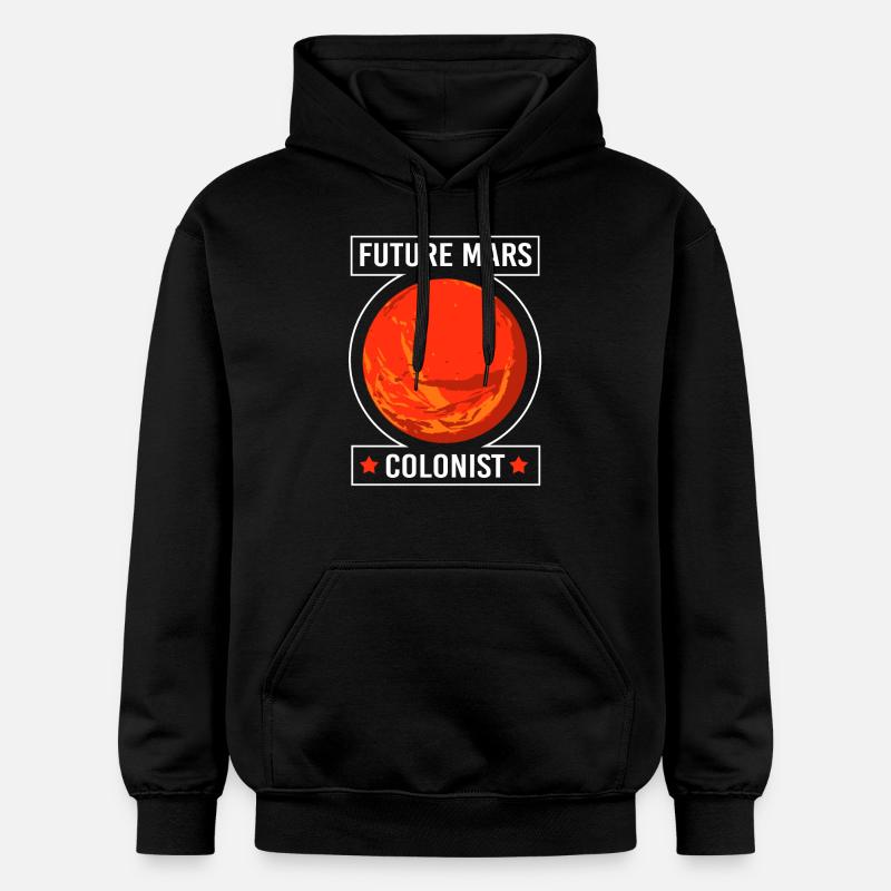 Univers Système Solaire - Sweat à capuche Softstyle® Gildan Unisexe - noir