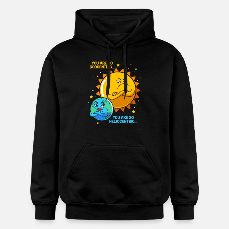 Univers du système solaire - Sweat à capuche Softstyle® Gildan Unisexe - noir