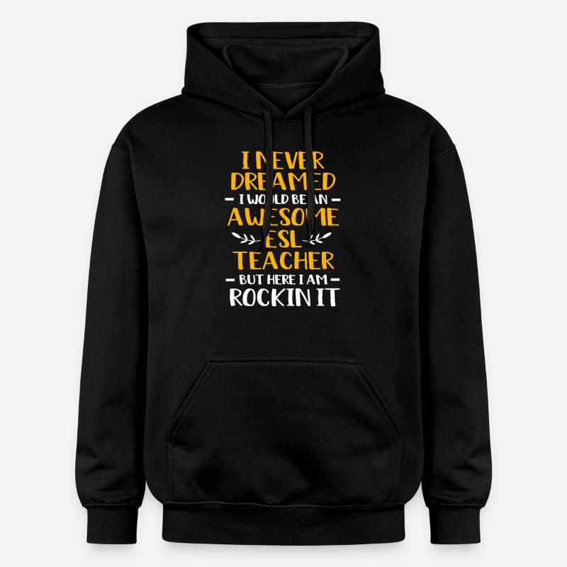 Professeur d’anglais Professeur d’anglais - Sweat à capuche Softstyle® Gildan Unisexe - noir