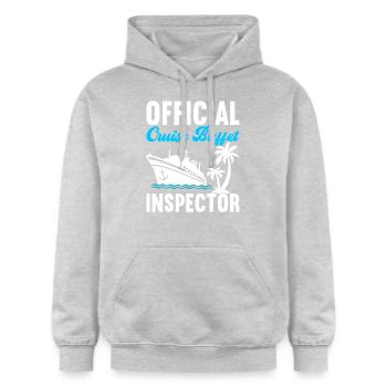 Kreuzfahrt Urlaub Kreuzfahrtschiff - Gildan Unisex Softstyle® Midweight Hoodie - Hellgrau meliert - Vorne - Liana (172cm) & Jaron (178cm)