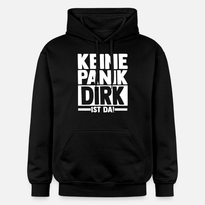 Prénom Dirk - Sweat à capuche Softstyle® Gildan Unisexe - noir