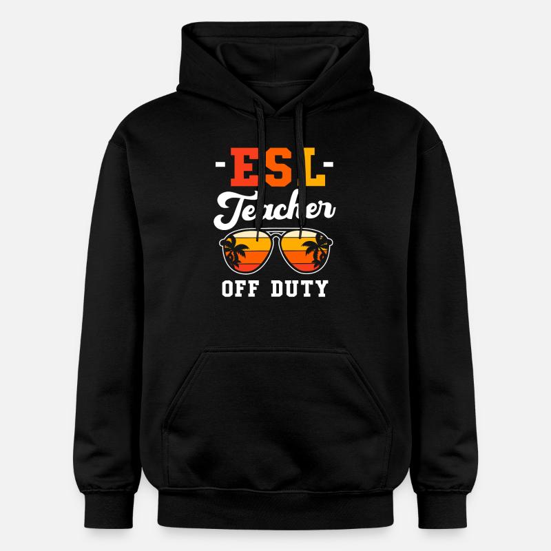 Professeur d’anglais Professeur d’anglais - Sweat à capuche Softstyle® Gildan Unisexe - noir